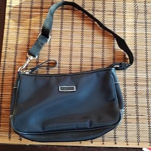 Used small black Rosetti purse